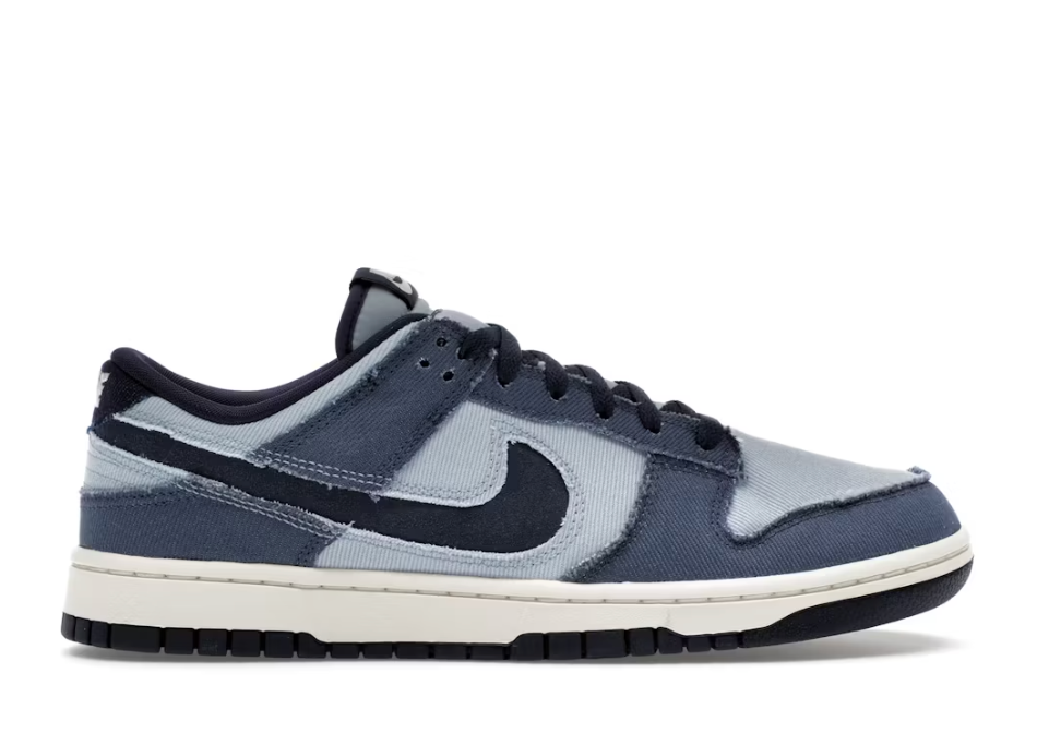 Nike Dunk Low Light Armory Blue Denim Sz 9.5