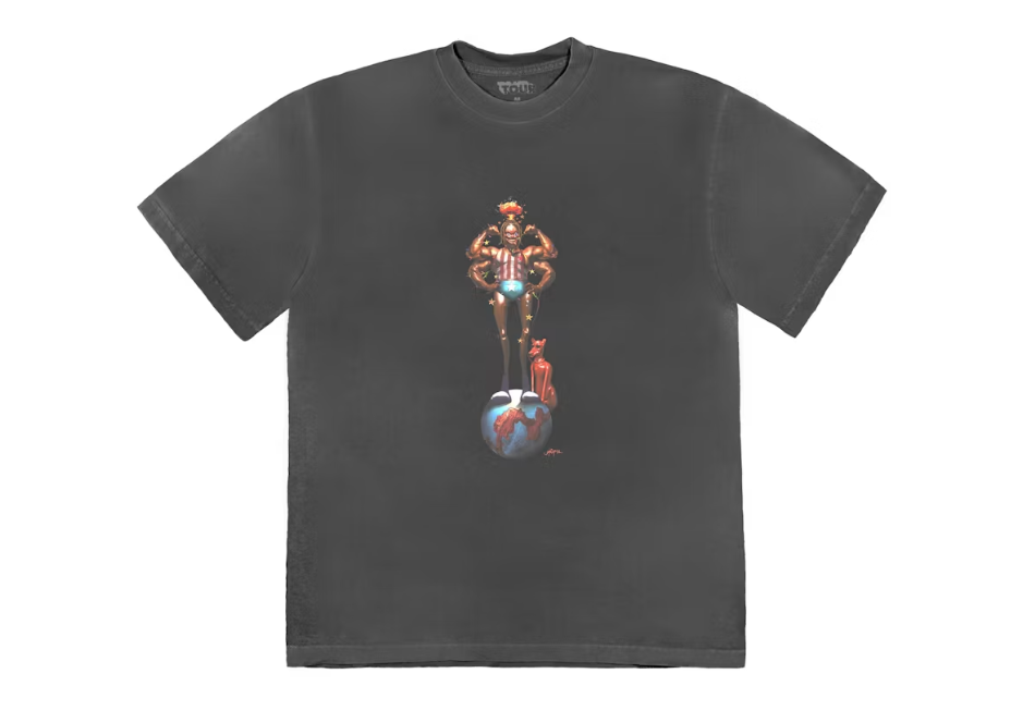 Travis Scott Utopia Is In Seattle Tee Black NWOT Sz L