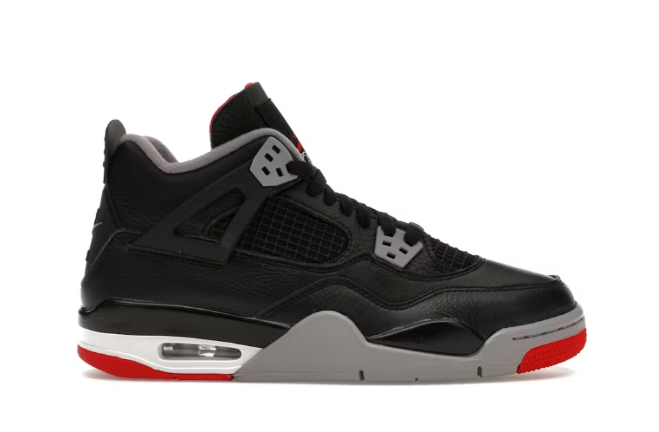 Jordan 4 Retro Bred Reimagined (GS) SZ 6.5Y MISSING LID