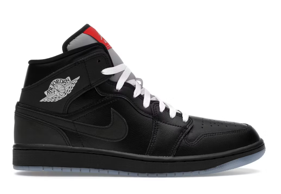 Jordan 1 Mid SE Black Metallic Reimagined Sz 9 NO BOX LID