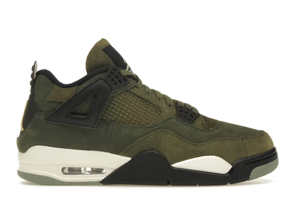 Jordan 4 Retro SE Craft Medium Olive Sz 10.5 USED