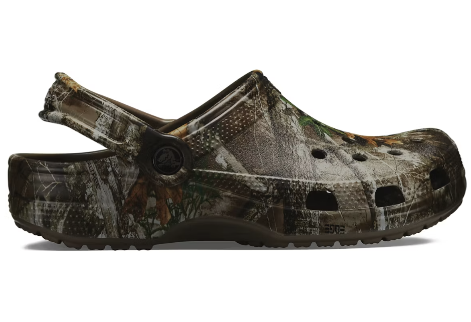 Crocs Classic Clog Edge Camo Walnut Sz 8
