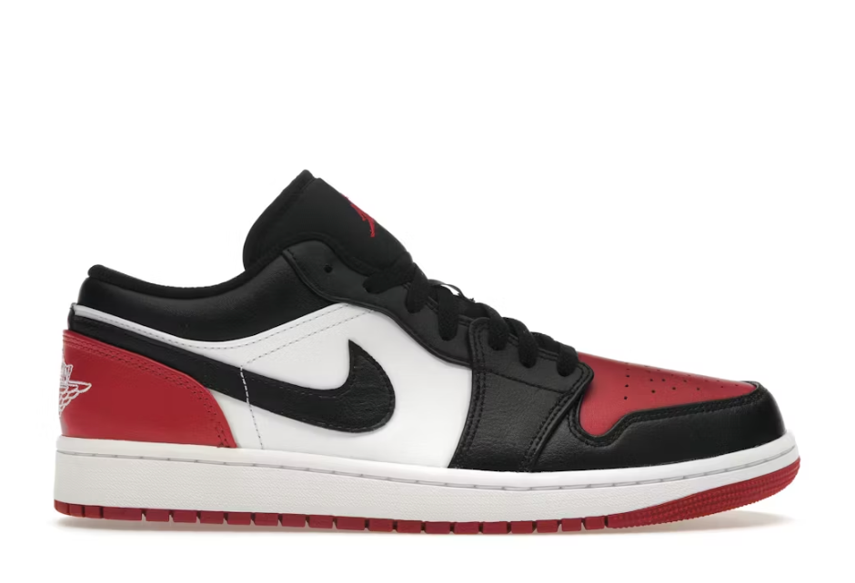 Jordan 1 Low Bred Toe 2.0 SZ 13 MISSING LID