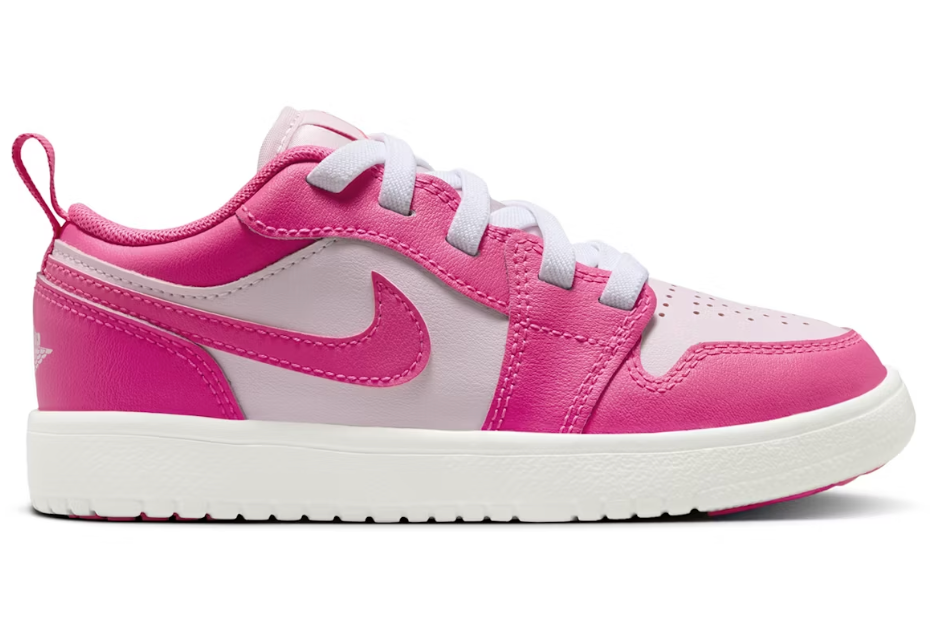 Jordan 1 Low ALT Pink Foam Summit White Hyper Pink (PS) SZ 2Y MISSING LID