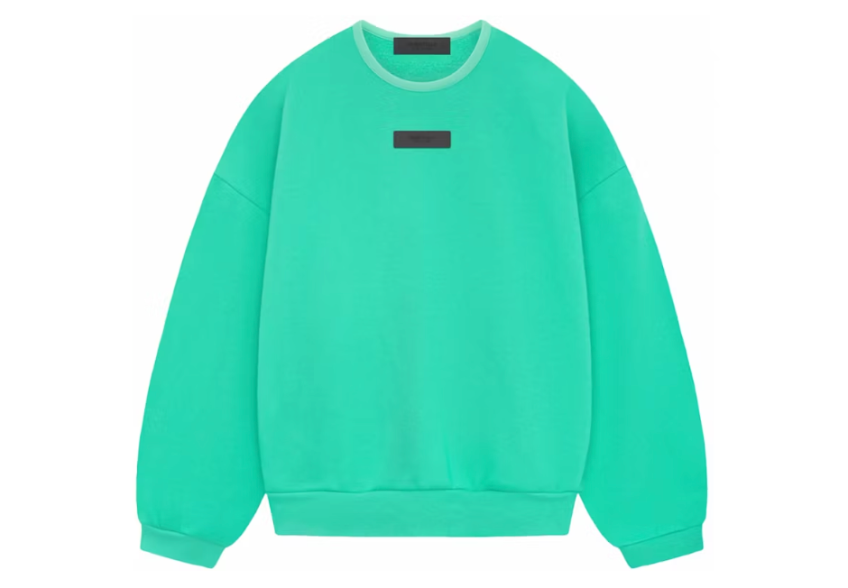 Fear of God Essentials Crewneck Mint Leaf Sz XL
