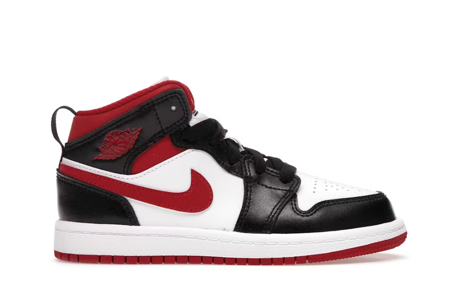 Jordan 1 Mid Gym Red / Black / White (PS) Sz 2Y NO BOX