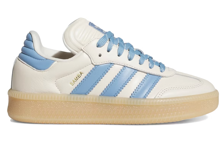 adidas Samba XLG Wonder White Ash Blue (GS) SZ 4