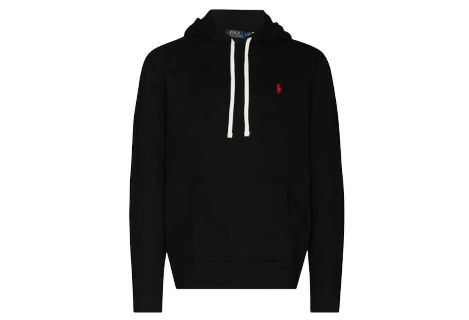 Polo Ralph Lauren Black / Red Pony Logo Hoodie Sz M