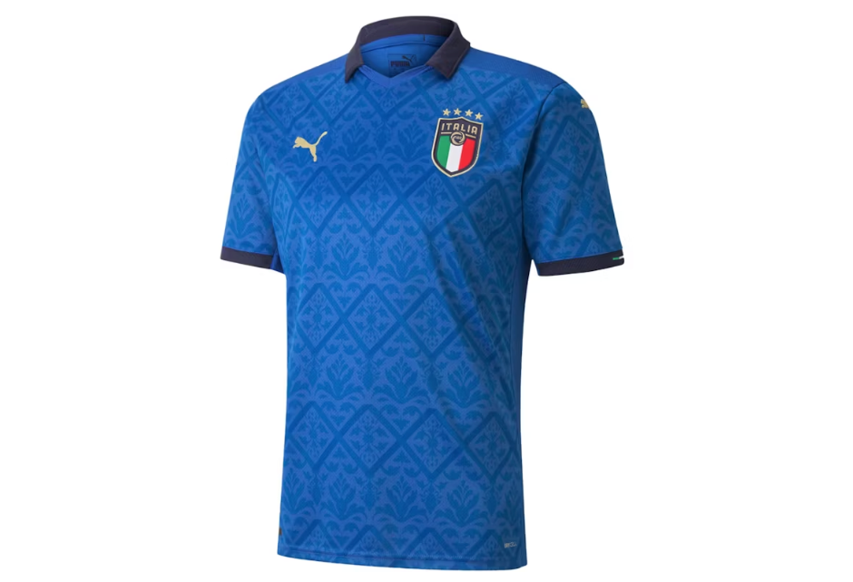 Puma UEFA Euro 2020 Italy Home Replica Mens Jersey Team Power Blue Peacoat SZ Small