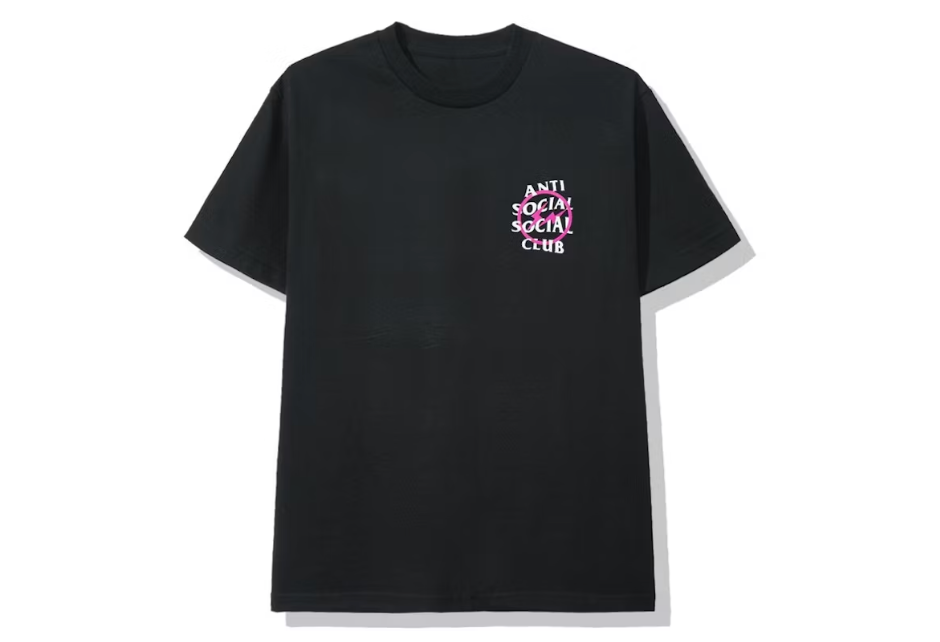 Anti Social Social Club x Fragment Pink Bolt Tee (FW19) Sz L