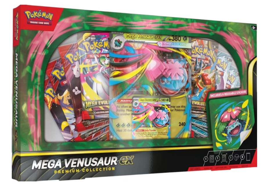 2025 Pokémon Mega Evolution Venusaur ex Premium Collection