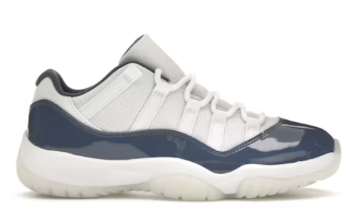 Jordan 11 Retro Low Diffused Blue SZ 10 USED MISSING LID