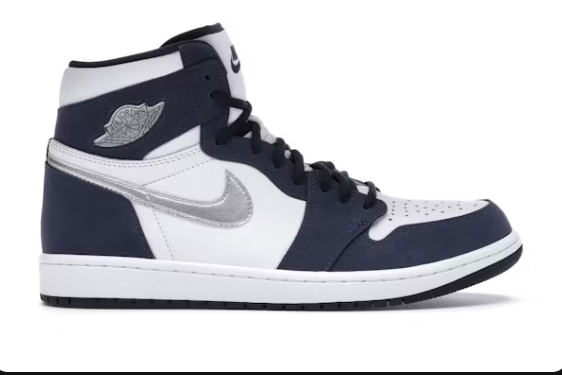 Jordan 1 Retro High CO.JP Midnight Navy Sz 12 MISSING LID