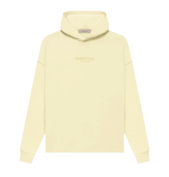 Fear of God Essentials Relaxed Hoodie 'Canary' Sz S