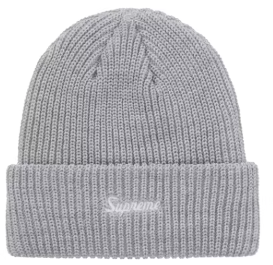 Supreme Loose Gauge Beanie (FW25) Grey