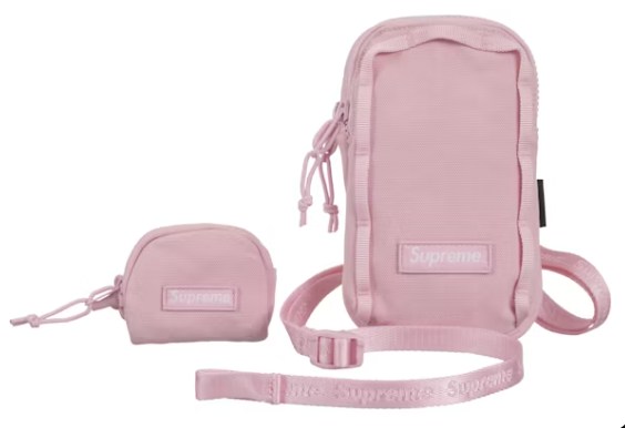 Supreme Camera Bag + Mini Pouch Light Pink