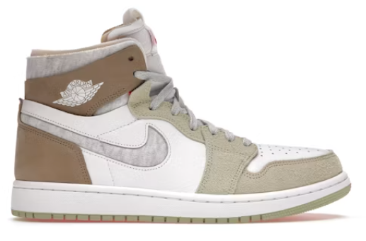 Jordan 1 High Zoom Air CMFT Olive Aura (Women's) SZ 9/7.5m NO BOX SCUFF