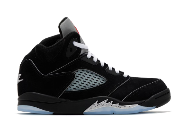 Jordan 5 Retro OG Black Metallic Reimagined SZ 9.5 MISSING LID