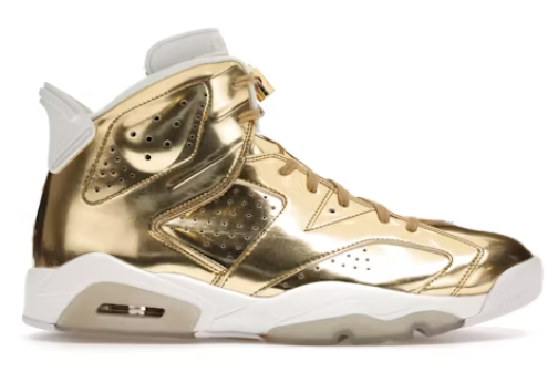 Jordan 6 Retro Pinnacle Metallic Gold SZ 8 NO BOX SHELF WEAR