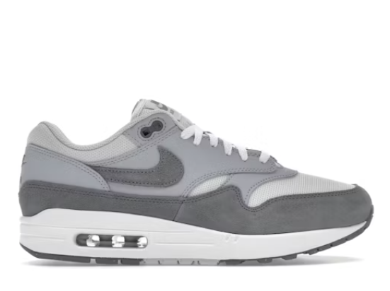 Nike Air Max 1 Photon Dust Wolf Grey SZ 11.5 MISSING LID B-GRADE