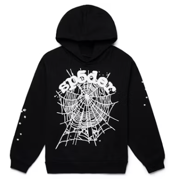 Sp5der OG Web Hoodie Black SZ SMALL USED