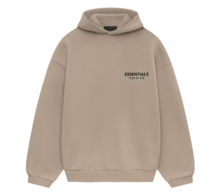 Fear of God Essentials Hoodie Desert Sand Sz S