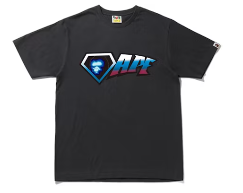BAPE Archive Graphic #9 Tee Charcoal L