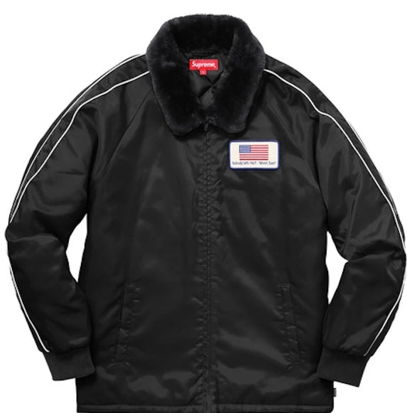 SUPREME FREIGHTER JACKET BLACK Sz Small