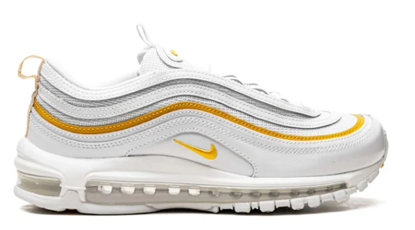 Nike Air Max 97 White University Gold (Women's) (SZ 8)