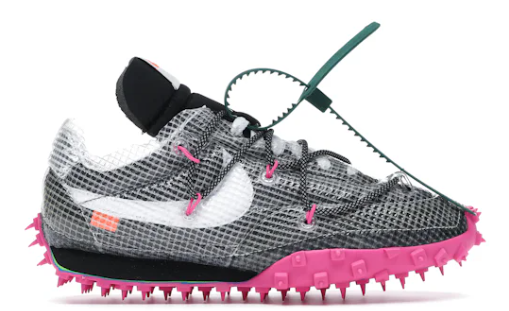 Nike Waffle Racer Off-White Black (Women's) (SZ 14.5)