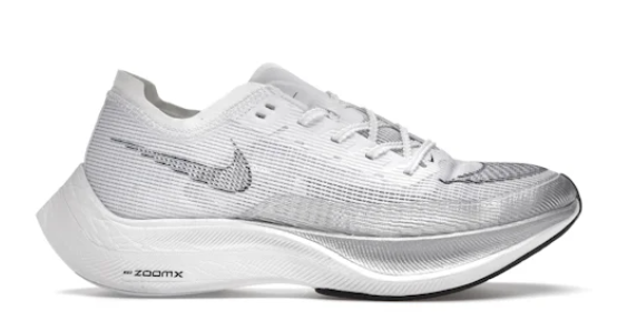 Nike ZoomX Vaporfly Next% 2 White Metallic Silver (SZ 14)