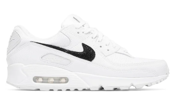 Nike Air Max 90 Snakeskin White Black (Women's) (SZ 8)