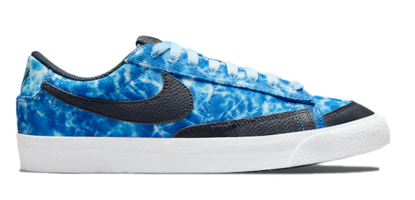 Nike Blazer Low Acid Wash Royal (Women's) (SZ 12)