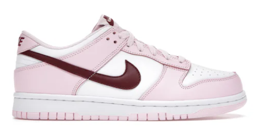 Nike Dunk Low Pink Foam Red White (GS) (SZ 4.5Y)