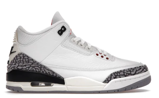 Jordan 3 Retro White Cement Reimagined SZ 8