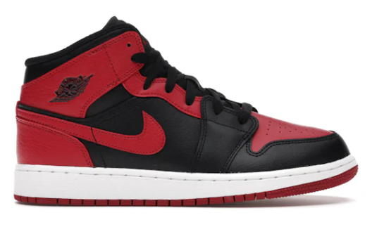 Jordan 1 Mid Banned (2020) (GS) (SZ 5Y)