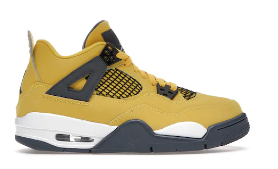 Jordan 4 Retro Lightning (2021) (GS) (SZ 6.5Y SUEDE DEFECTS)