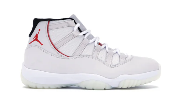 Jordan 11 Retro Platinum Tint (SZ 10 CREASE ON LEFT SHOE)