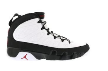 Jordan 9 Retro White Black Red (2010) (SZ 13 USED)