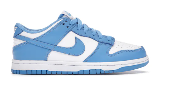 Nike Dunk Low UNC (GS) (SZ 5.5Y)