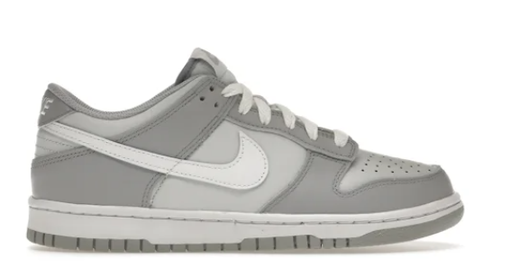 Nike Dunk Low Two-Toned Grey (GS) (SZ 5Y)