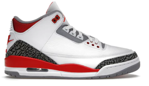 Jordan 3 Retro Fire Red (2022) (SZ 12 USED NO BOX)