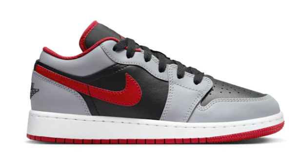 Jordan 1 Low Cement Fire Red (GS) SZ 7Y