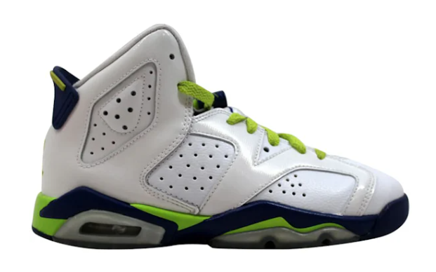 Jordan 6 Retro Fierce Green (GS) (4.5Y MISSING LID)