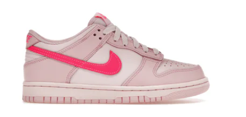 Nike Dunk Low Triple Pink (GS) SZ 4.5Y