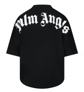 Palm Angels Classic Logo Print T-shirt Black Sz LG USED