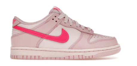 Nike Dunk Low Triple Pink (GS) SZ 6.5