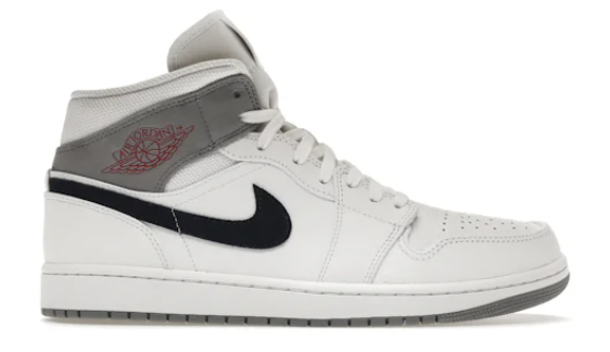 Jordan 1 Mid Paris White SZ 10