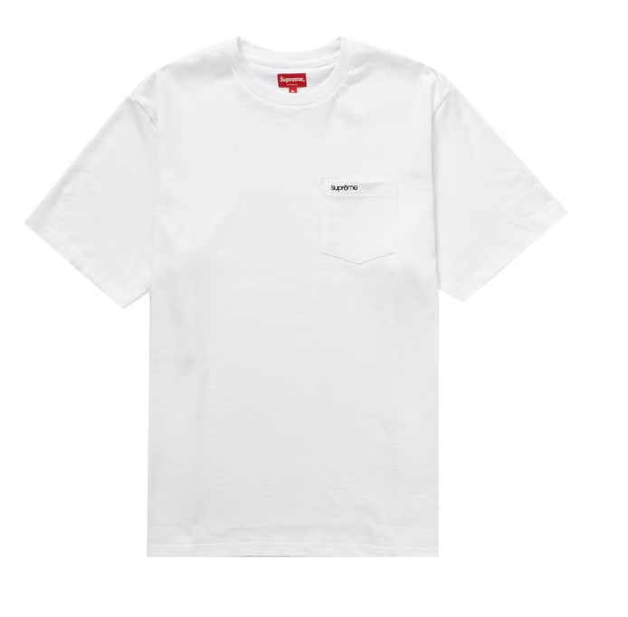 Supreme S/S Pocket Tee (SS23) White SZ XL