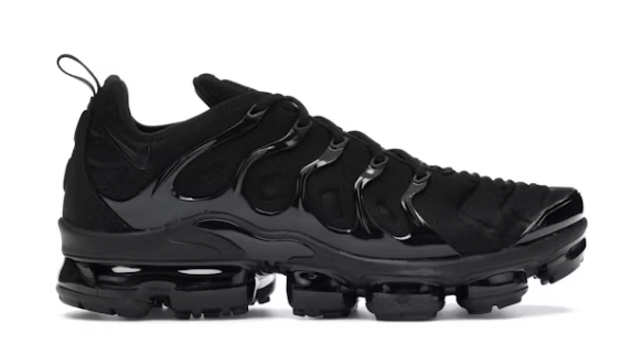 Nike Air VaporMax Plus Triple Black SZ 7 USED NO BOX